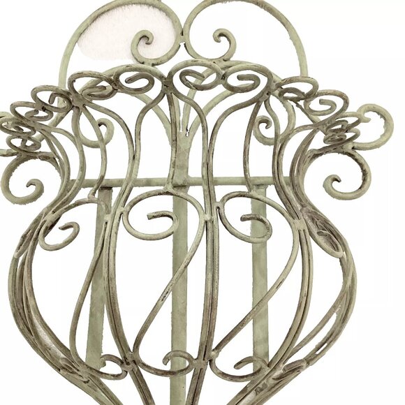 Victorian Metal Wall Hanging Planter - Picture 2 of 5